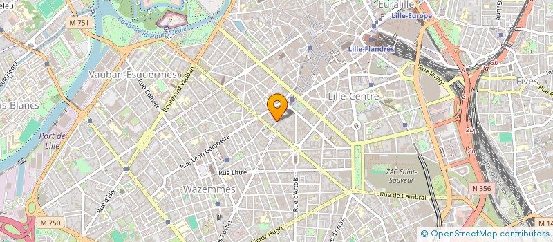 localisation de l'entreprise L'ATELIER C à LILLE