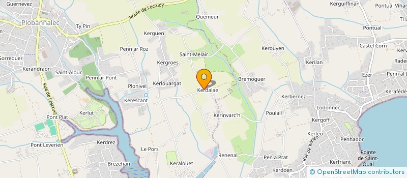 localisation de l'entreprise L'ATELIER CABARET  PLOBANNALEC-LESCONIL