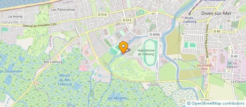 localisation de l'entreprise L'ATELIER CABOURGEAIS BELLE EPOQUE  CABOURG