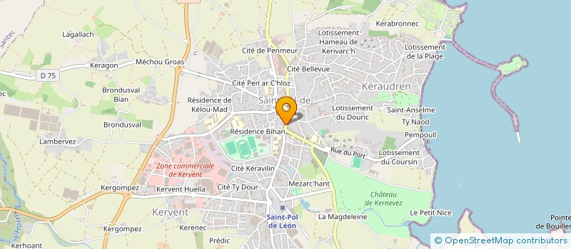 localisation de l'entreprise L'ATELIER CARPE DIEM à SAINT-POL-DE-LEON