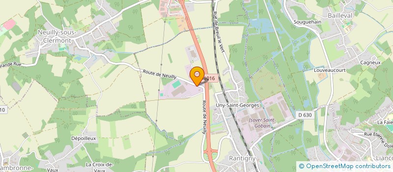 localisation de l'entreprise L'ATELIER CARRELAGES ET BAINS  RANTIGNY