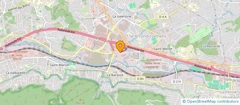 localisation de l'entreprise L'ATELIER CARROSSERIE 13 à MARSEILLE