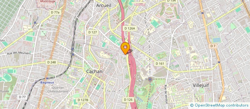 localisation de l'entreprise L'ATELIER CAZZOLLA  CACHAN