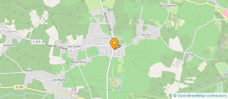 localisation de l'entreprise L'ATELIER CISSACAIS  CISSAC-MEDOC