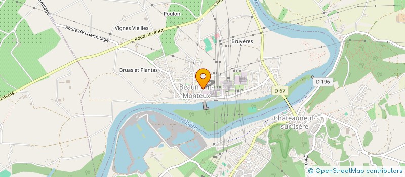 localisation de l'entreprise L'ATELIER & CO  BEAUMONT-MONTEUX