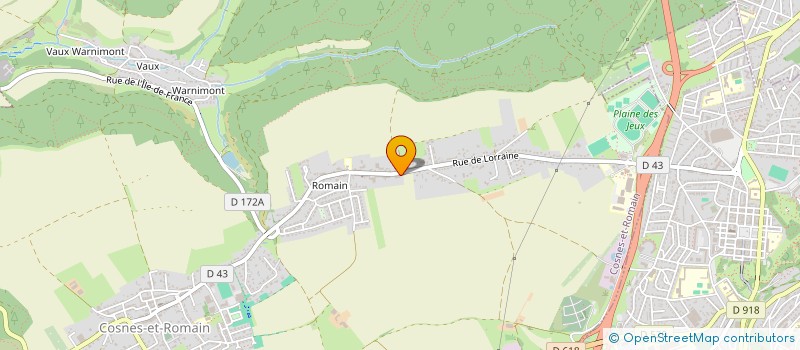 localisation de l'entreprise L'ATELIER COCO'ONING  COSNES-ET-ROMAIN