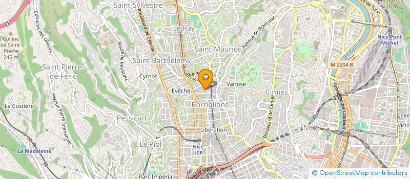 localisation de l'entreprise L'ATELIER COIFFURE à NICE