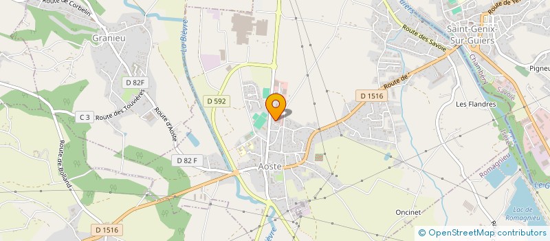 localisation de l'entreprise L'ATELIER COIFFURE D'ALEX  AOSTE