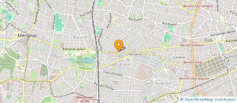 localisation de l'entreprise L ATELIER COIFFURE DE SALLY  BORDEAUX