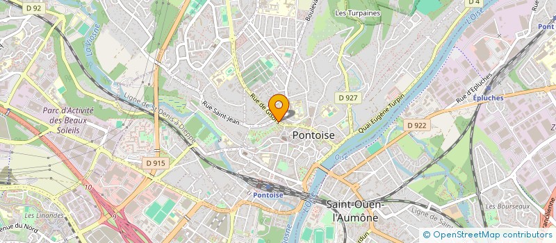 localisation de l'entreprise L'ATELIER COIFFURE ET BEAUTE à PONTOISE