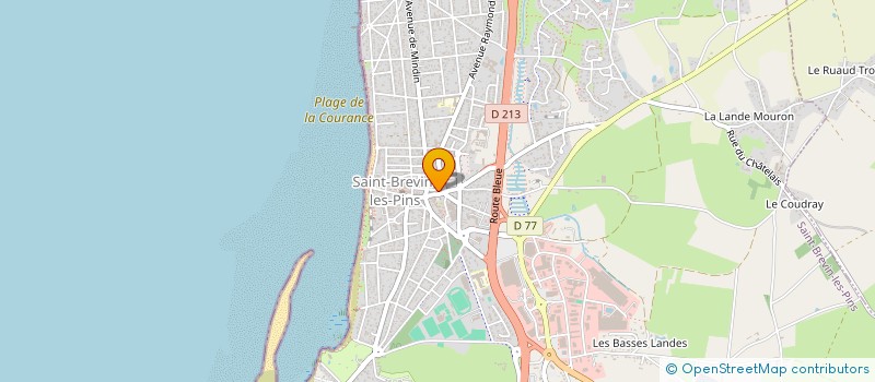 localisation de l'entreprise L'ATELIER COLORE à SAINT-BREVIN-LES-PINS