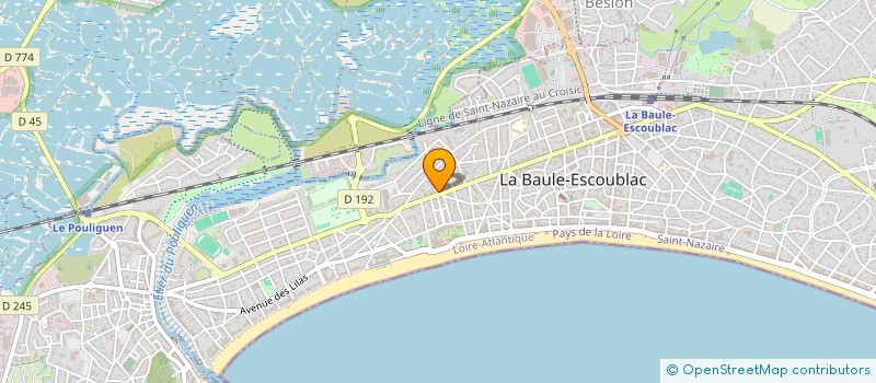 localisation de l'entreprise L'ATELIER CONCIERGE  LA BAULE-ESCOUBLAC