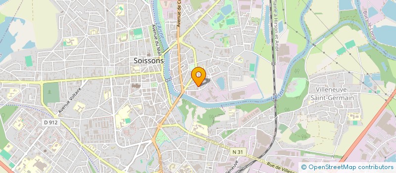 localisation de l'entreprise L'ATELIER CONFETTIS à SOISSONS