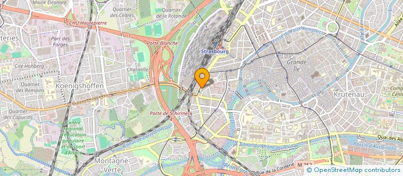 localisation de l'entreprise L ATELIER CONTEMPORAIN à STRASBOURG
