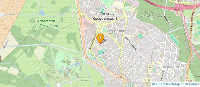 localisation de l'entreprise L'ATELIER CONTINUE à LE CHESNAY-ROCQUENCOURT