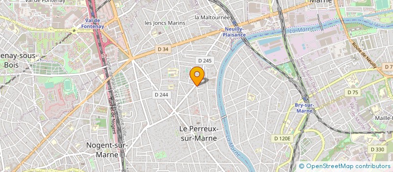 localisation de l'entreprise L'ATELIER COUTURE D'EKREM  LE PERREUX-SUR-MARNE