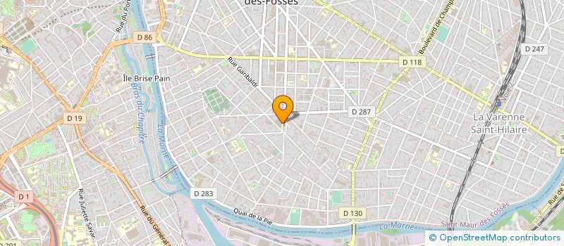 localisation de l'entreprise L'ATELIER COUTURE DE LA BOUCLE à SAINT-MAUR-DES-FOSSES