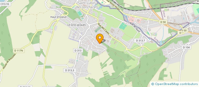 localisation de l'entreprise L'ATELIER CREA'LIENS à SAINT-LUBIN-DES-JONCHERETS
