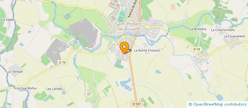 localisation de l'entreprise L'ATELIER CREADE  SAINT-PHILBERT-DE-BOUAINE