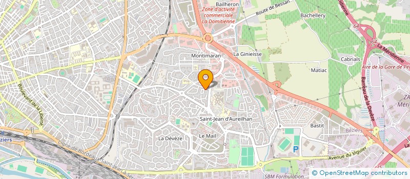 localisation de l'entreprise L'ATELIER CUCINE  BEZIERS