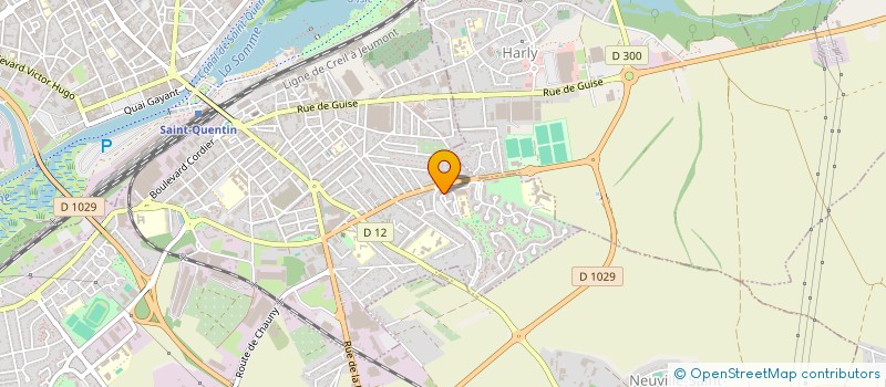 localisation de l'entreprise L'ATELIER CUISINE & PATISSERIE à SAINT-QUENTIN