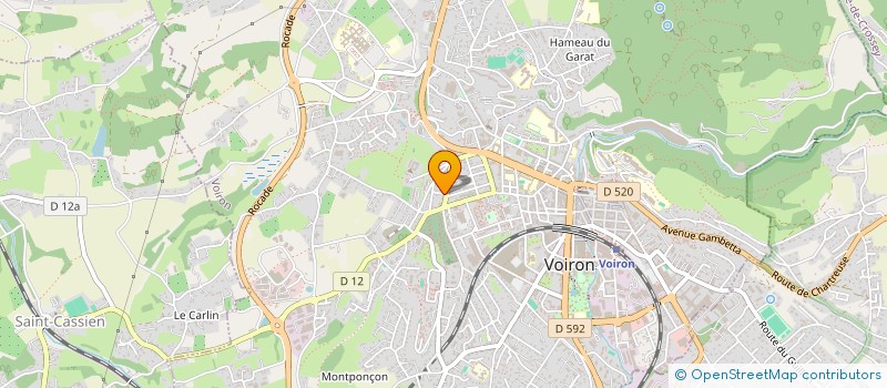 localisation de l'entreprise L'ATELIER D  VOIRON