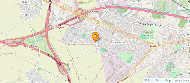 localisation de l'entreprise L'ATELIER D'ACW  TINQUEUX