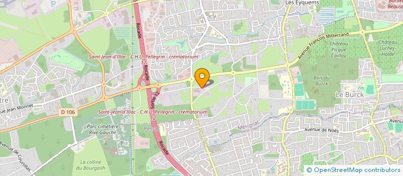 localisation de l'entreprise L'ATELIER D'AGENCEMENT 2B  MERIGNAC