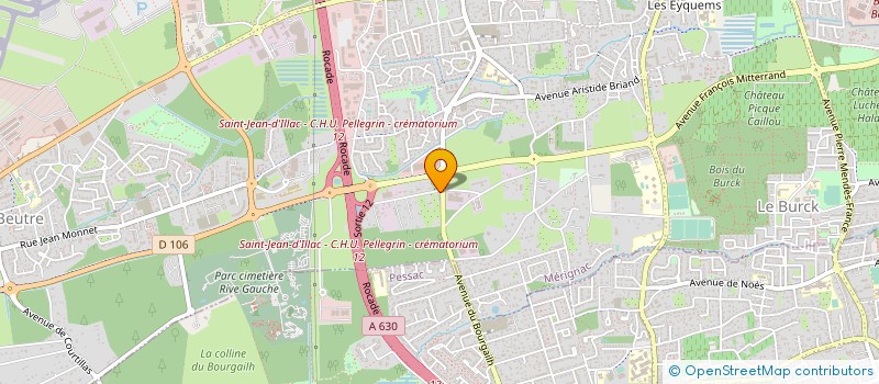 localisation de l'entreprise L ATELIER D AGENCEMENT à MERIGNAC