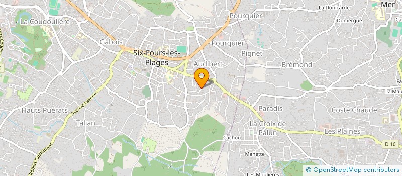 localisation de l'entreprise L'ATELIER D'AGNES BRUSCA  SIX-FOURS-LES-PLAGES