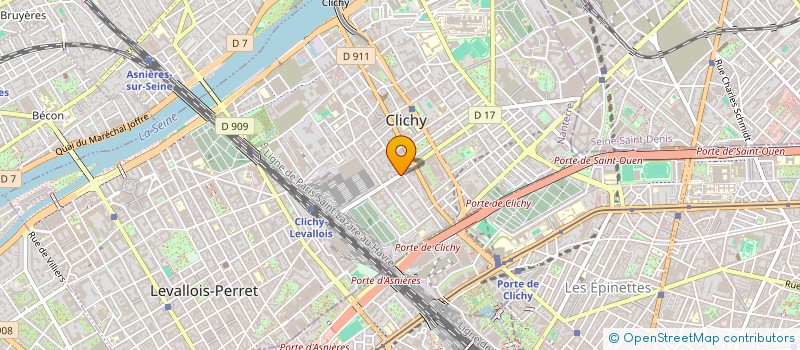 localisation de l'entreprise L'ATELIER D'AHLAM à CLICHY