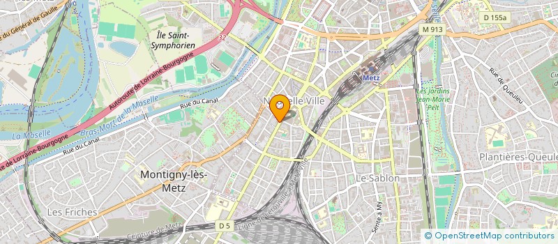 localisation de l'entreprise L'ATELIER D'ALINE  METZ