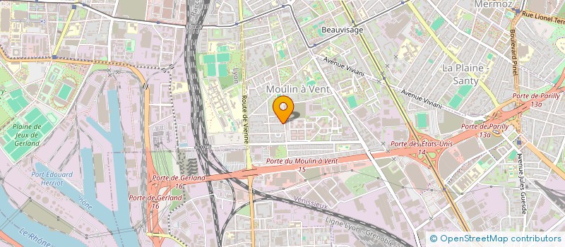 localisation de l'entreprise L ATELIER D ALINE  VENISSIEUX