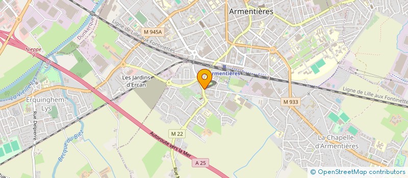 localisation de l'entreprise L'ATELIER D'ANAIS  LA CHAPELLE-D'ARMENTIERES