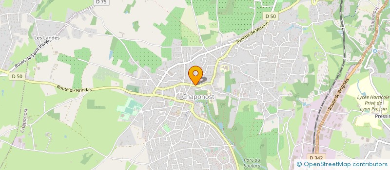 localisation de l'entreprise L'ATELIER D'ANALOU  CHAPONOST