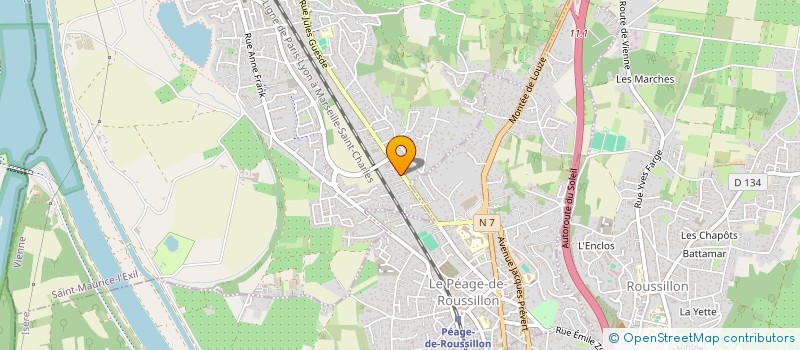 localisation de l'entreprise L'ATELIER D'ANDY  SAINT-MAURICE-L'EXIL