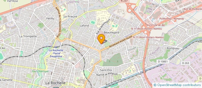 localisation de l'entreprise L ATELIER D ANGLAIS à LA ROCHELLE