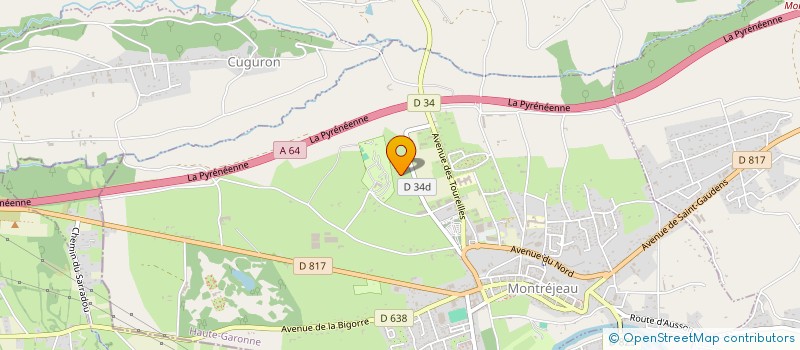 localisation de l'entreprise L'ATELIER D'ANTOINE  MONTREJEAU