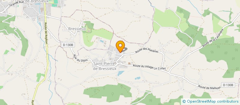 localisation de l'entreprise L'ATELIER D'ARCS  SAINT-PIERRE-DE-BRESSIEUX