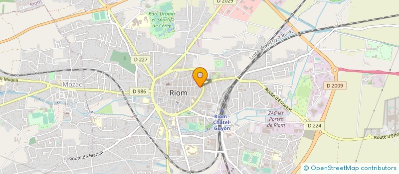 localisation de l'entreprise L ATELIER D ARMES à RIOM