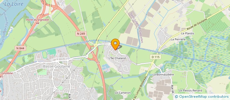 localisation de l'entreprise L'ATELIER D'ART à BASSE-GOULAINE