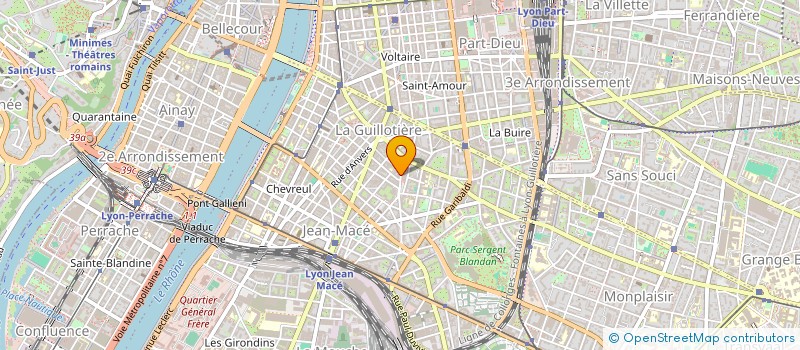localisation de l'entreprise L'ATELIER D'ART COUTTET SARL à LYON