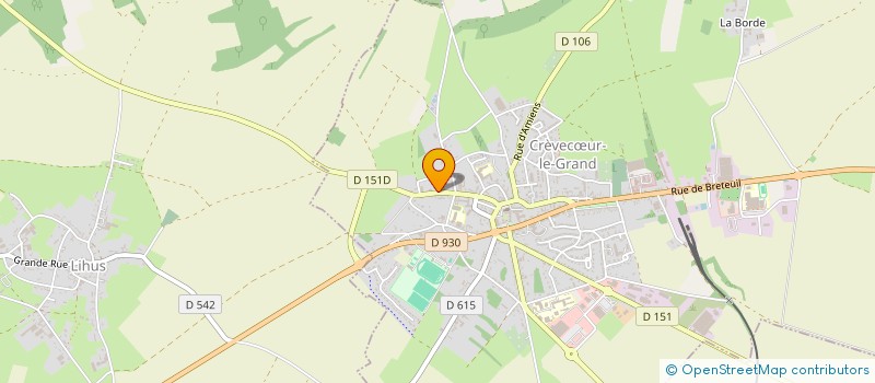 localisation de l'entreprise L'ATELIER D'ART DE LA NOYE ET DU THERAIN  CREVECUR-LE-GRAND