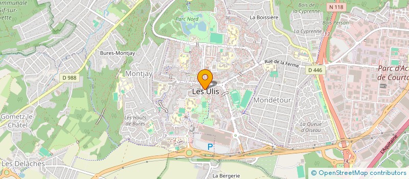 localisation de l'entreprise L'ATELIER D'ARTS GRAPHIQUES DES ULIS à LES ULIS