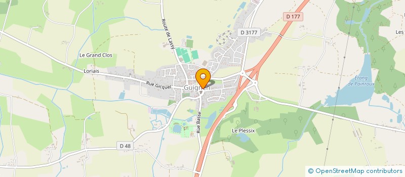 localisation de l'entreprise L'ATELIER D'ARZEL  GUIGNEN