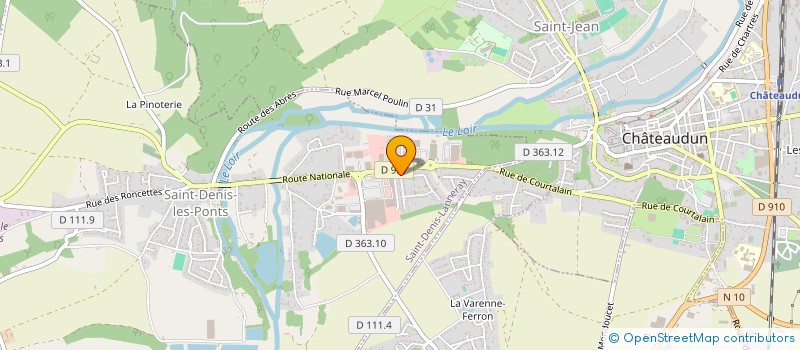 localisation de l'entreprise L'ATELIER D'AURELIE à SAINT-DENIS-LANNERAY
