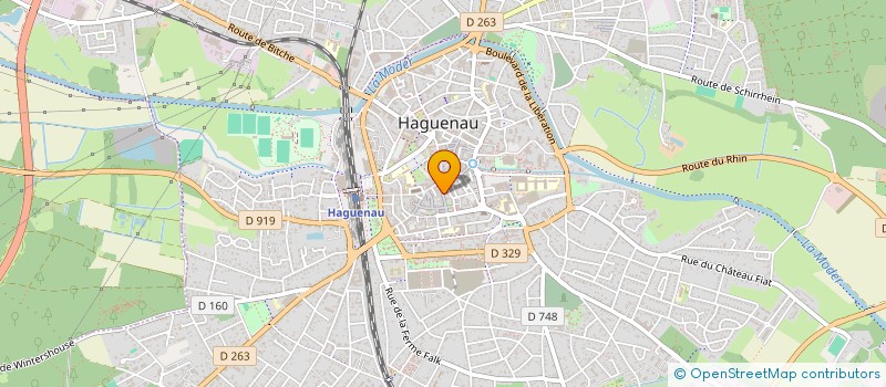 localisation de l'entreprise L'ATELIER D'EM - MAITRE PATISSIER  HAGUENAU