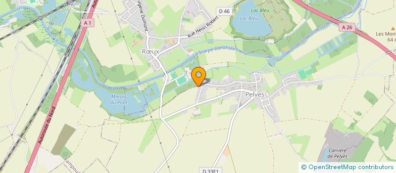 localisation de l'entreprise L'ATELIER D'EMILIE  PELVES