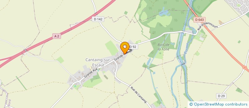 localisation de l'entreprise L'ATELIER D'EMILIE  CANTAING-SUR-ESCAUT