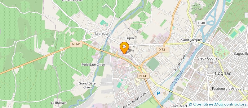 localisation de l'entreprise L'ATELIER D'EMMANUEL  CHATEAUBERNARD